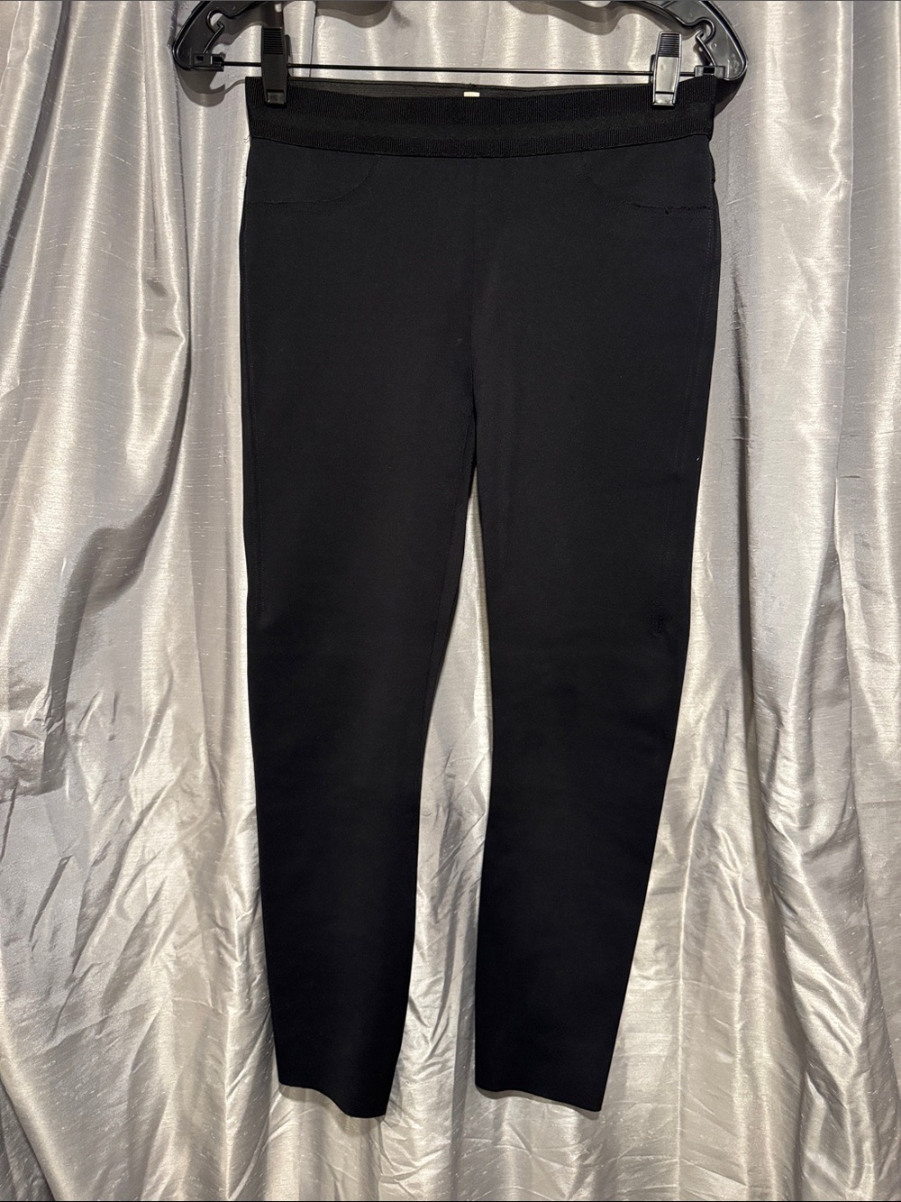 J Brand Black Black Scuba Cropped Pants size Small